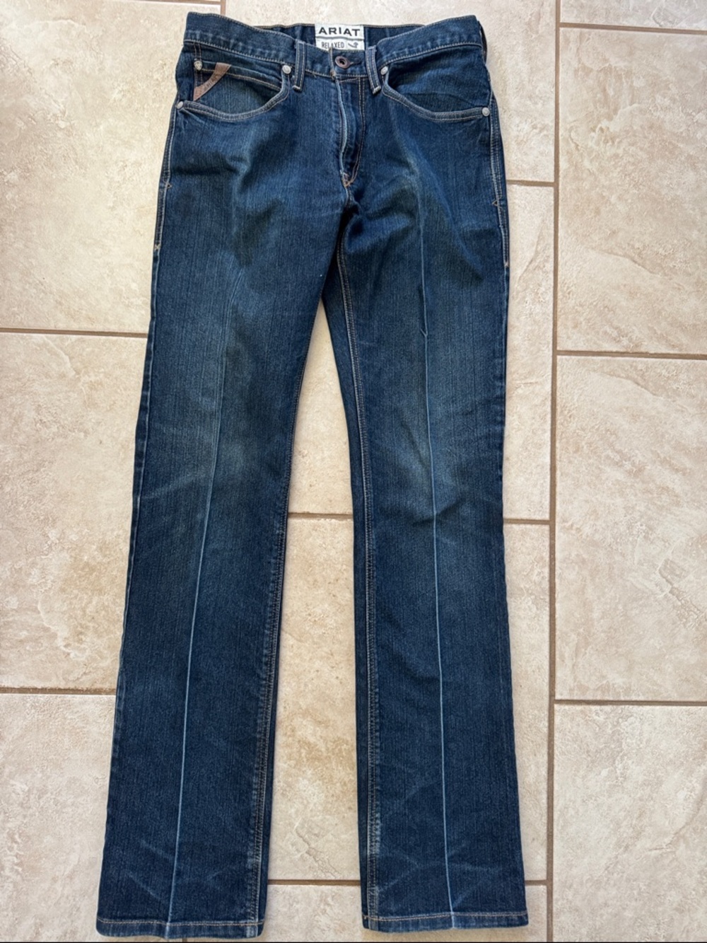 Ariat Men's Dark Blue Bootcut Jeans
